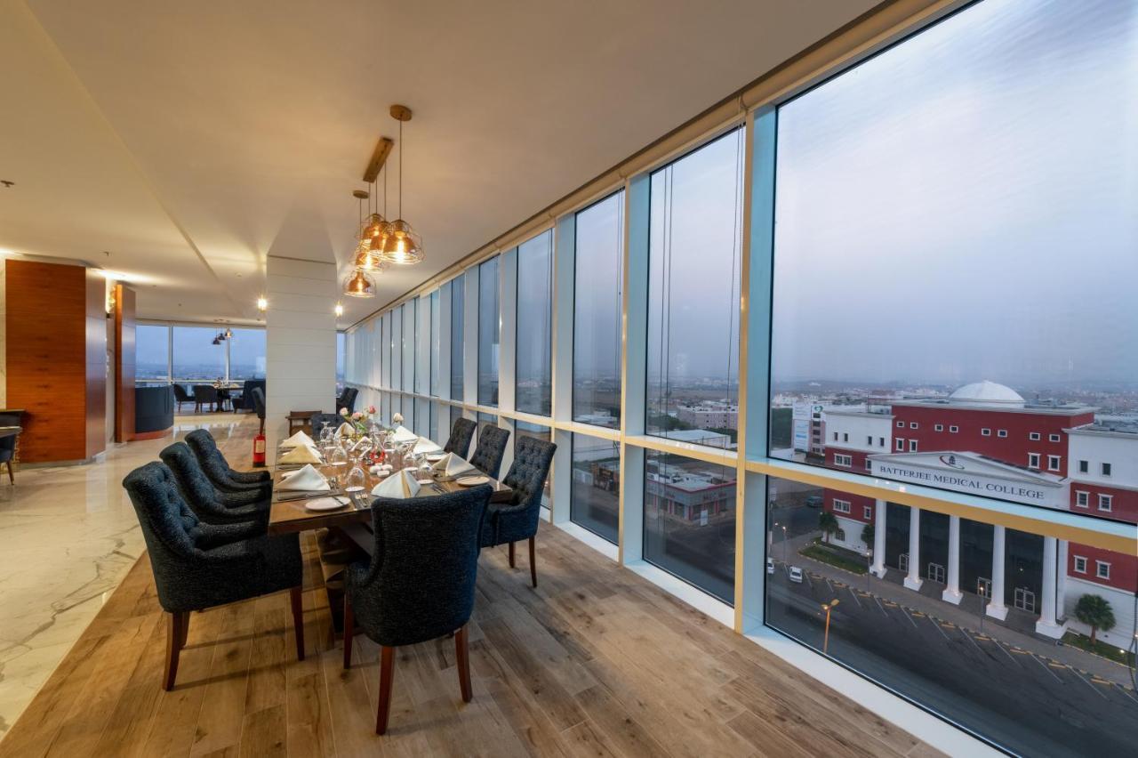 Nivel Hotel Abha Хамис-Мушайт Экстерьер фото The 360° view from the 360° restaurant